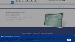 
                            2. Willkommen bei American Express - Ihre Business Card