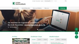 
                            7. Willkommen bei der St.Galler Kantonalbank