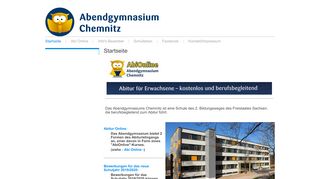 
                            4. Willkommen beim Abendgymnasium Chemnitz