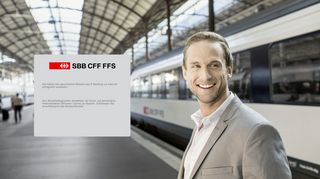 
                            1. Willkommen im E-Banking der SBB CFF FFS