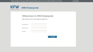 
                            1. Willkommen im KfW-Förderportal - KfW Bankengruppe