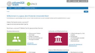 
                            9. Willkommen in u:space, dem Portal der Universität …