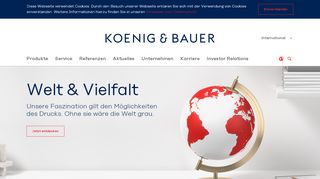 
                            7. Willkommen | Koenig & Bauer | we're on it.