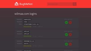 
                            7. wilmaa.com passwords - BugMeNot