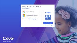 
                            4. Wilson County School District - Clever | Log in