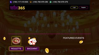 
                            1. WIN 365 | ONLINE CASINO