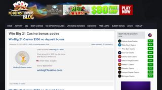 
                            3. Win Big 21 Casino No Deposit Bonus Codes 2019 #1