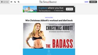 
                            8. Win Christmas Abbott's workout and diet book | Raleigh News ...