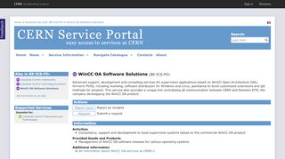 
                            6. WinCC OA Software Solutions - standard Service NOW! portal