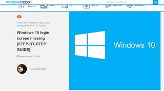 
                            4. Windows 10 login screen missing [STEP-BY-STEP GUIDE]