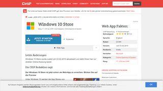 
                            8. Windows 10 Store - direkt online nutzen - CHIP