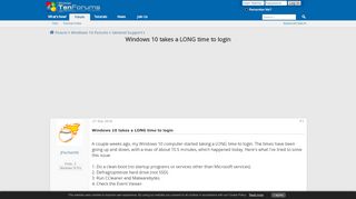 
                            5. Windows 10 takes a LONG time to login - Windows …