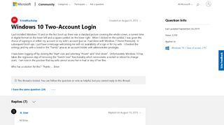 
                            3. Windows 10 Two-Account Login - Microsoft …