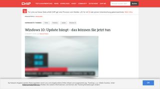 
                            3. Windows 10: Update hängt - das können Sie jetzt …