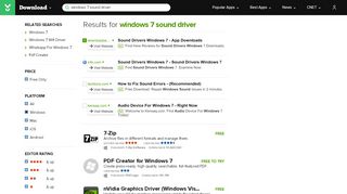 
                            6. Windows 7 Sound Driver for Windows - Free downloads and ...