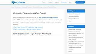 
                            7. Windows 8.1 Password Reset When Forgot or Lost It