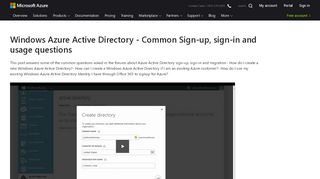 
                            6. Windows Azure Active Directory - Common Sign-up, sign-in and ...