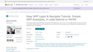 
                            9. Windows Easy WPF Login & Navigate Tutorial. Simple WPF ...