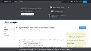 
                            7. windows - Fix Synergy so it works on Login/Locked screen - Super User