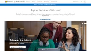 
                            7. Windows Insider Program | Get the latest Windows features