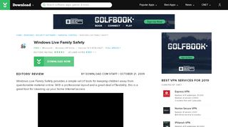 
                            5. Windows Live Family Safety - Free download and software ...