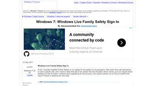 
                            6. Windows Live Family Safety Sign In - Windows 7 Help Forums