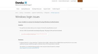 
                            6. Windows login issues | Configuration | Appendix: Troubleshooting ...