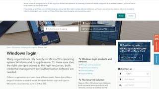 
                            7. Windows login solutions - Nexus Group