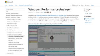 
                            6. Windows Performance Analyzer | Microsoft Docs