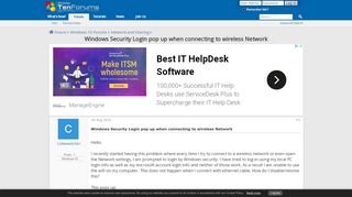 
                            9. Windows Security Login pop up when connecting to wireless ...