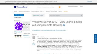 
                            8. Windows Server 2012 - View user log in/log out using ...