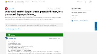 
                            2. windows7 starter login screen, password reset, lost password ...