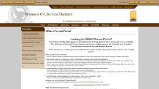 
                            5. Windsor C-1 School District | SISk12 Parent Portal