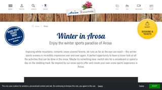 
                            8. Winter Holidays in Arosa, Switzerland | Holiday region in ...