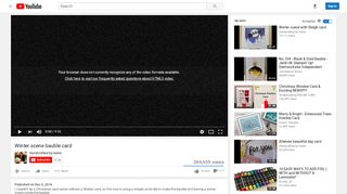 
                            8. Winter scene bauble card - YouTube