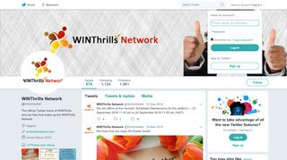 
                            8. WINThrills Network (@WinthrillsNet) | Twitter