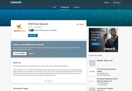 
                            1. WINThrills Network | LinkedIn