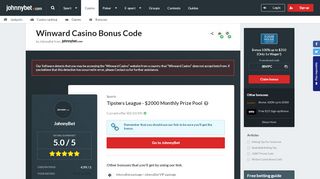 
                            8. Winward Casino Bonus Code - johnnybet.com