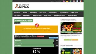 
                            3. Winward Casino Review | Get an Exclusive $20 No Deposit Bonus