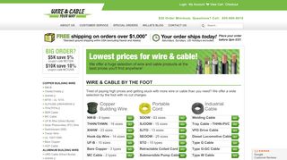 
                            6. Wire and Cable Your Way - Electrical Wire By the Foot