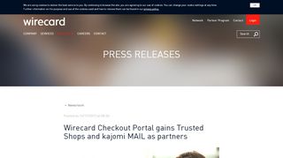 
                            1. Wirecard Checkout Portal gains Trusted Shops and kajomi ...
