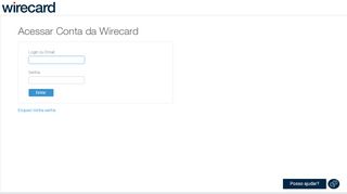 
                            11. Wirecard | Conta da Wirecard