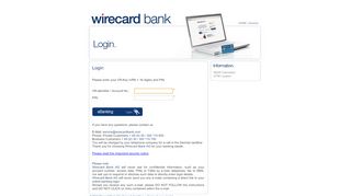 
                            2. Wirecard eBanking