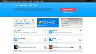 
                            4. Wireclub: Free Online Chat Rooms