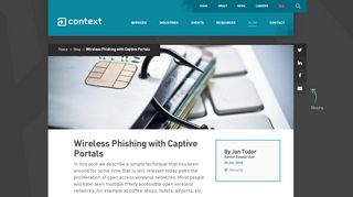 
                            6. Wireless Phishing with Captive Portals | Context Information Security UK