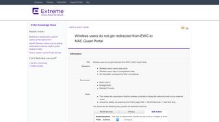 
                            9. Wireless users do not get redirected from EWC to NAC Guest Portal