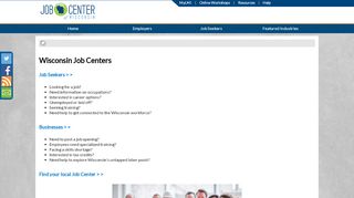 
                            3. Wisconsin Job Centers