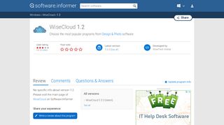 
                            8. WiseCloud 1.2 Download - WiseCloud.exe