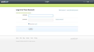 
                            1. Wishlistr - Login