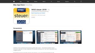 
                            4. WISO steuer: 2019 im Mac App Store - Apple